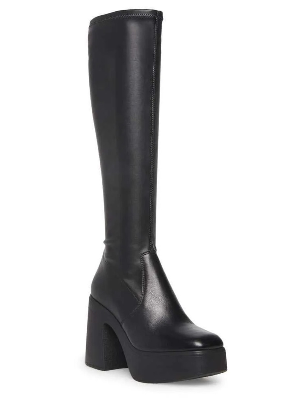 NWOT Steve Madden Phoenix Black Platform Knee-High Boot